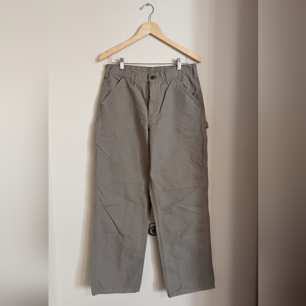 Carhartt Men's Washed Duck Work Dungaree in Desert